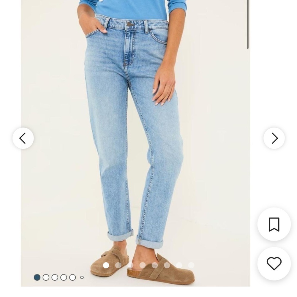 DULUTH TRADING CO LIGHT WASH JEANS SIZE 12